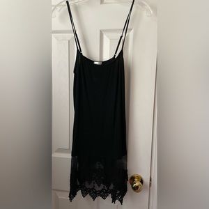 Long camisole with lace
